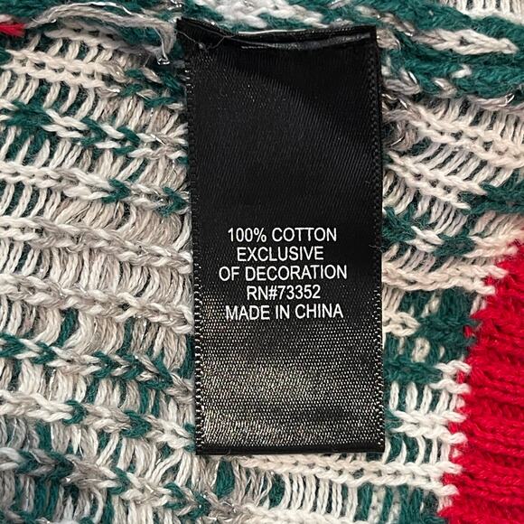 Blizzard Bay Santa Claus Salt Bae Chef Meme Ugly Christmas Sweater Size Small - Picture 5 of 5